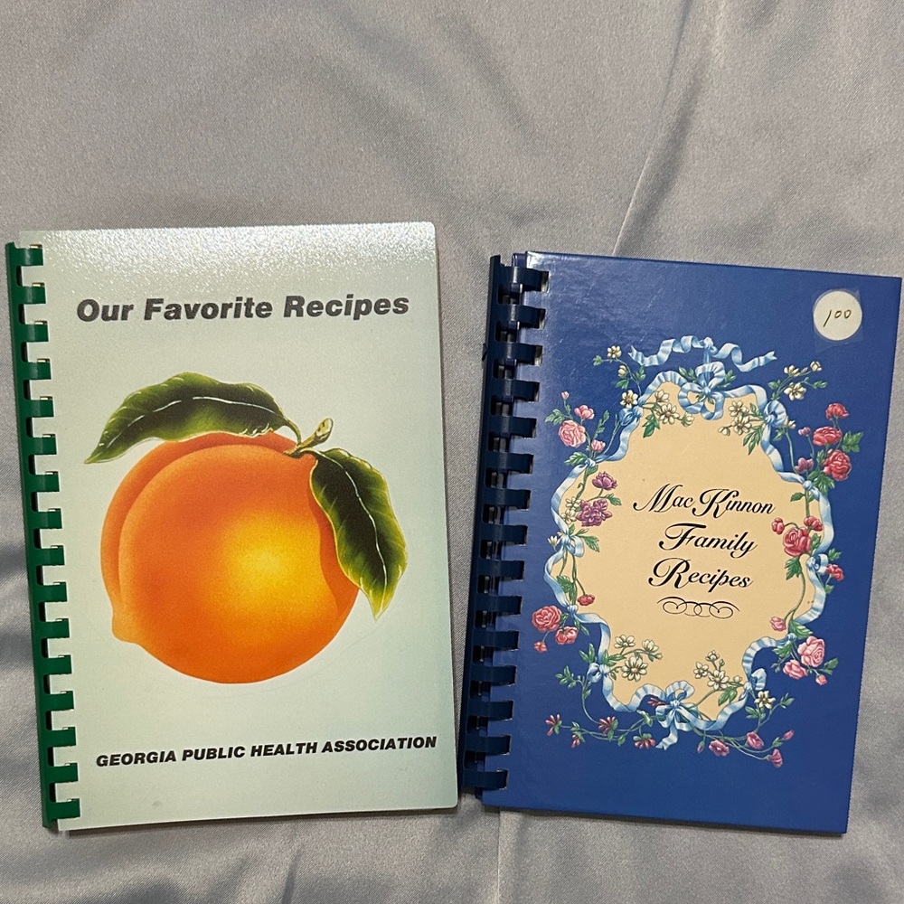 Vintage 90’s Cookbooks 2 spiral bound hardcover excellent condition